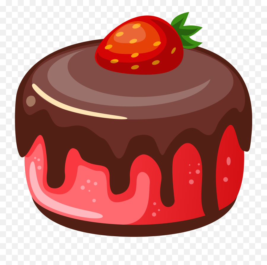 Dessert Clipart Chocolate Tart Dessert - Desserts Clipart Emoji,Chocolate Pudding Emoji