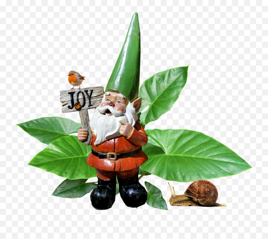 Gnome Garden Plant Statue - Plant Emoji,Garden Gnome Emoji