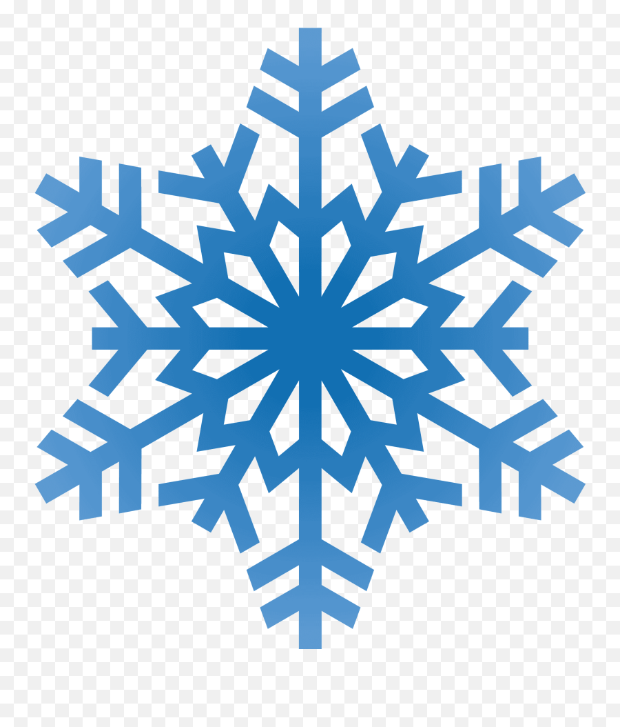 Clipart Snow Vector Clipart Snow - Winter Snowflake Clip Art Emoji,Snowflake Sun Leaf Leaf Emoji