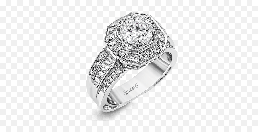 Platinum Diamond Engagement Ring Mounting Emoji,4 Diamonds Are Emotions