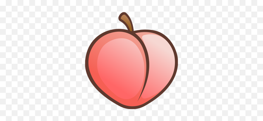 Nudities U2013 Medium Emoji,Peach Emoji