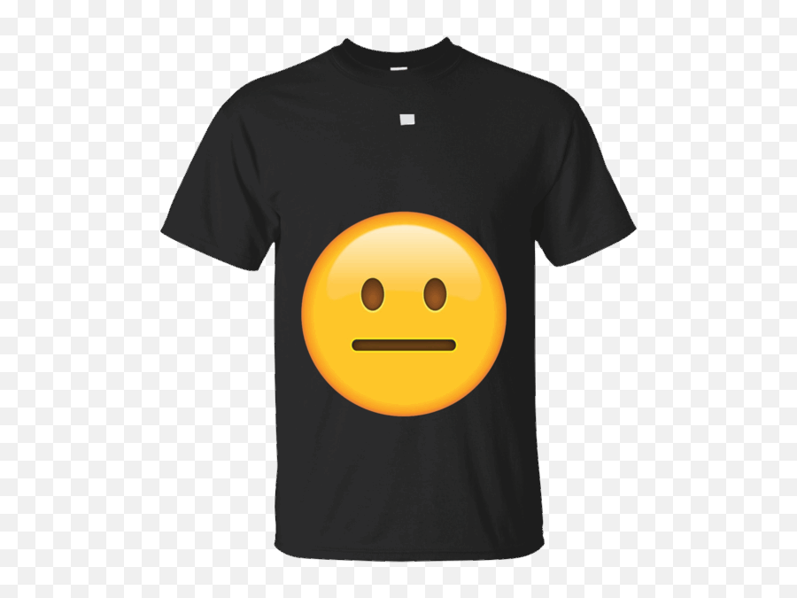 Ghim Trên Tee Emoji,Neutral Face Emoji