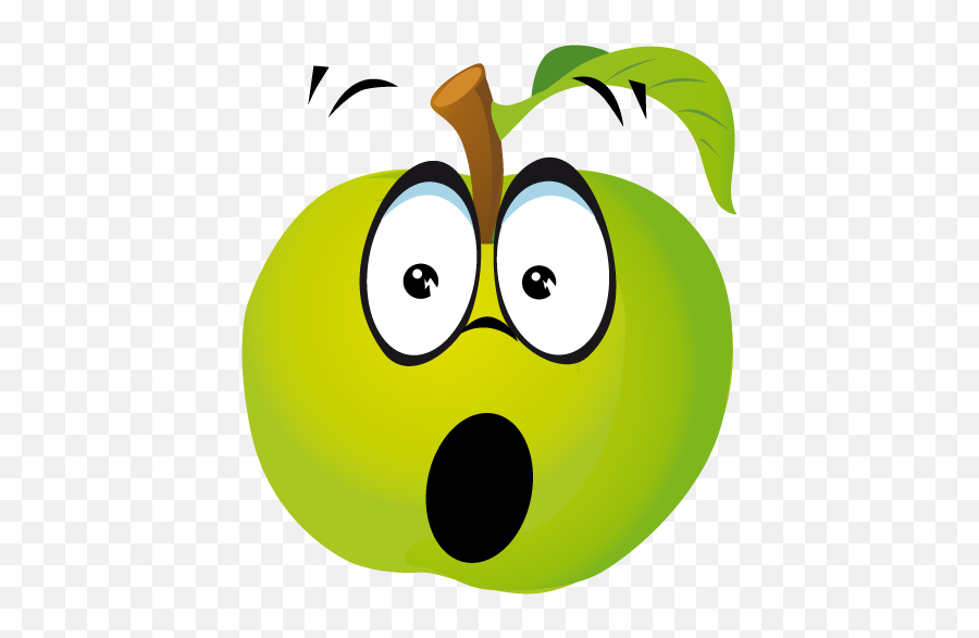 Fruit Clipart Smiley Fruit Smiley - Cartoon Fruit Emotions Free Emoji,Clem Emoji