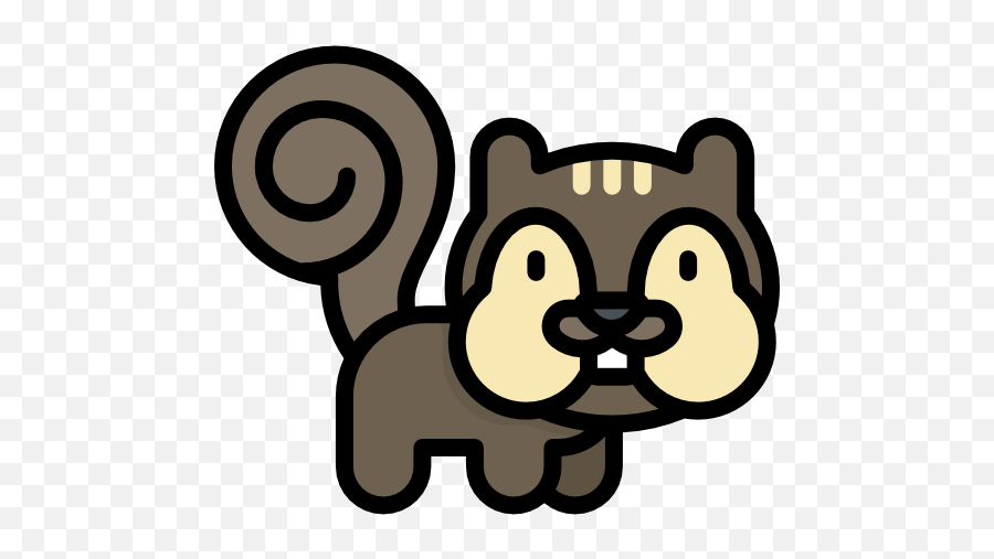 Squirrel - Free Animals Icons Emoji,Raccoon Emoji Png