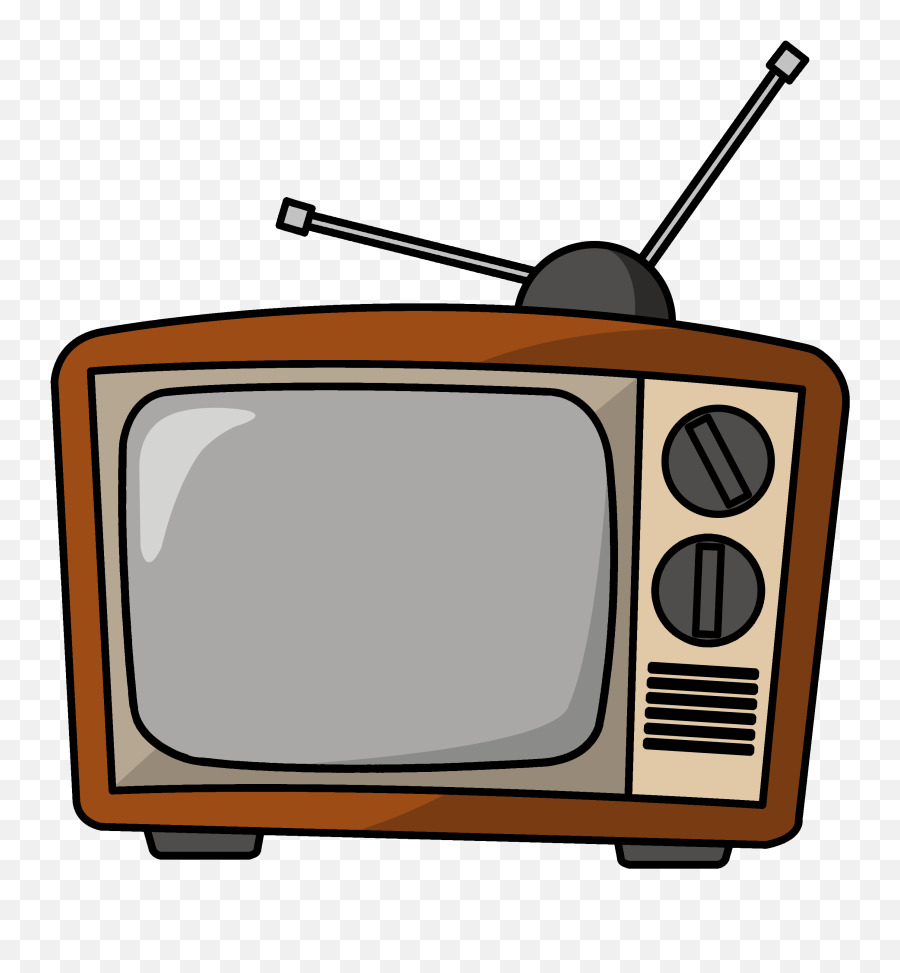 Television Free To Use Cliparts 4 - Clipartix Transparent Background Television Clipart Emoji,Tv Emoji Png