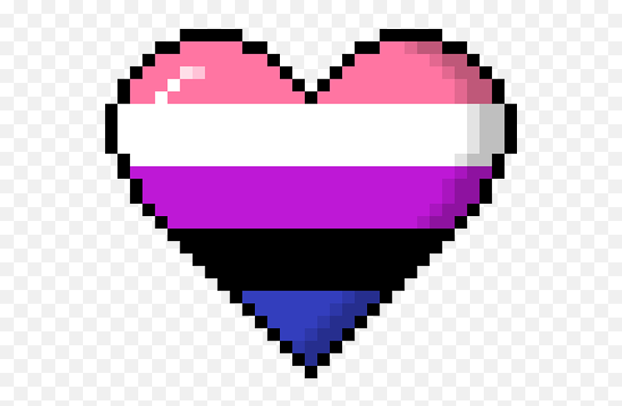 Genderfluid Pride 8bit Pixel Heart Duvet Cover By Patrick Emoji,Pixelated Galaxy Emoji