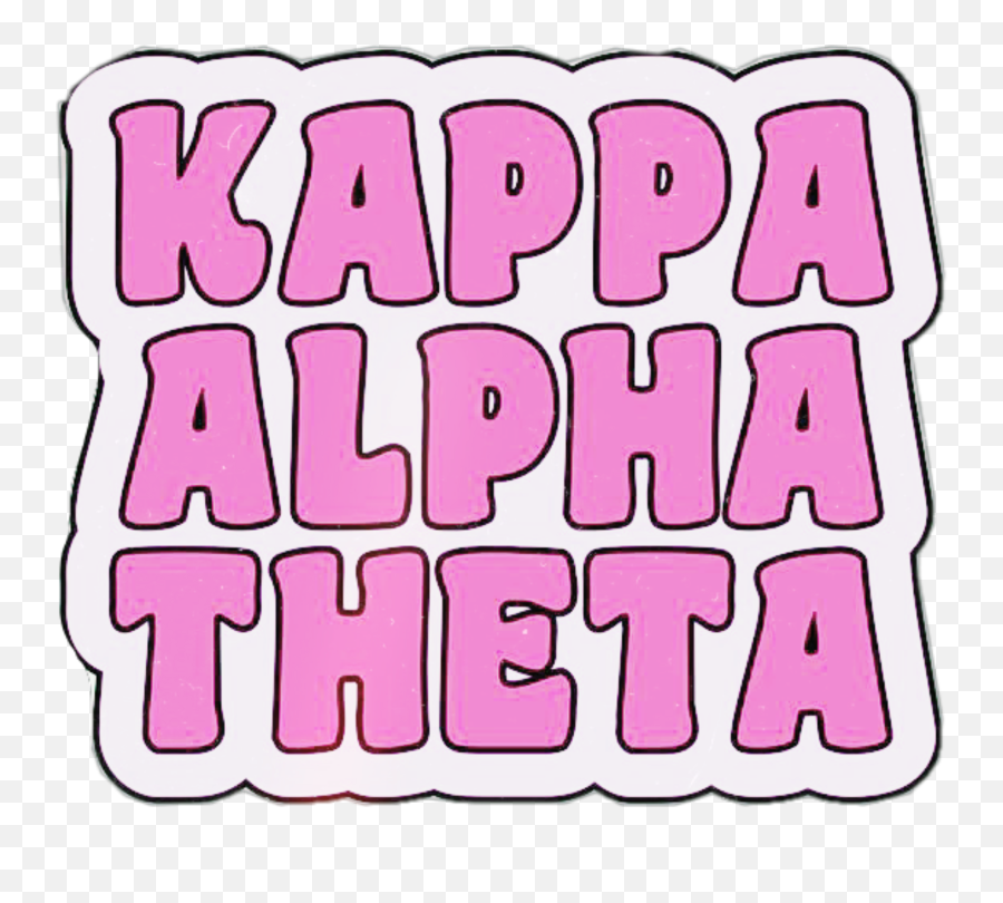 Theta Sticker - Language Emoji,Alpha Kappa Alpha Emoji