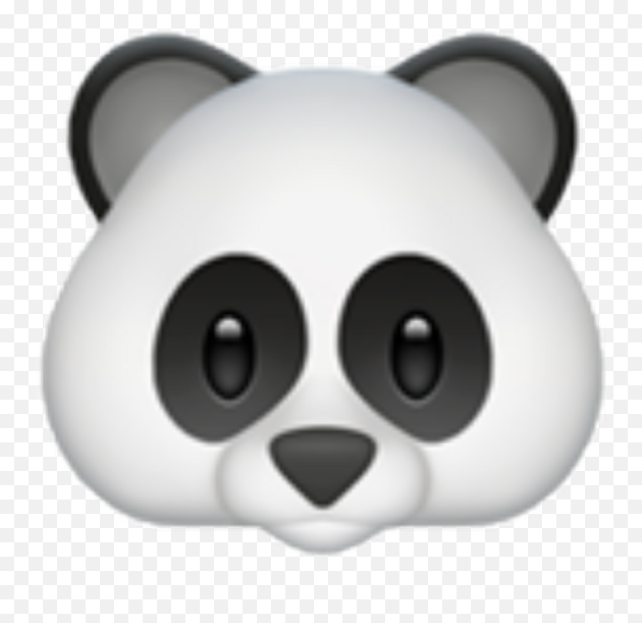 Download Hd Panda Iphone Emoji Iphoneemoji Freetoedit - Iphone Panda Emoji Png,Emoji Remix