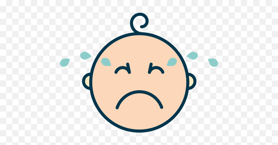 Baby Crying Free Icon Of Babies - Baby Cry Icon Png Emoji,Emoji Llorando Png