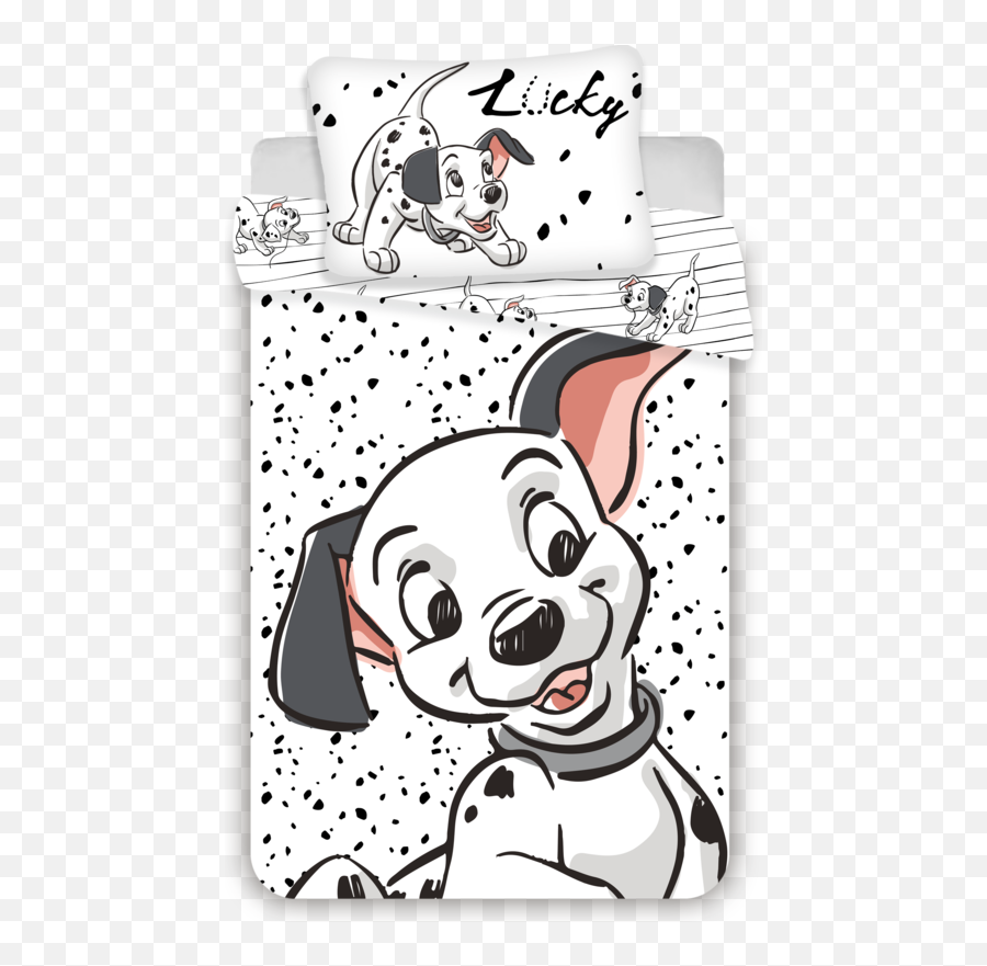 Disney - Jerry Fabrics Osuška 101 Dalmatin Lucky Emoji,Disney Bambi Emoji