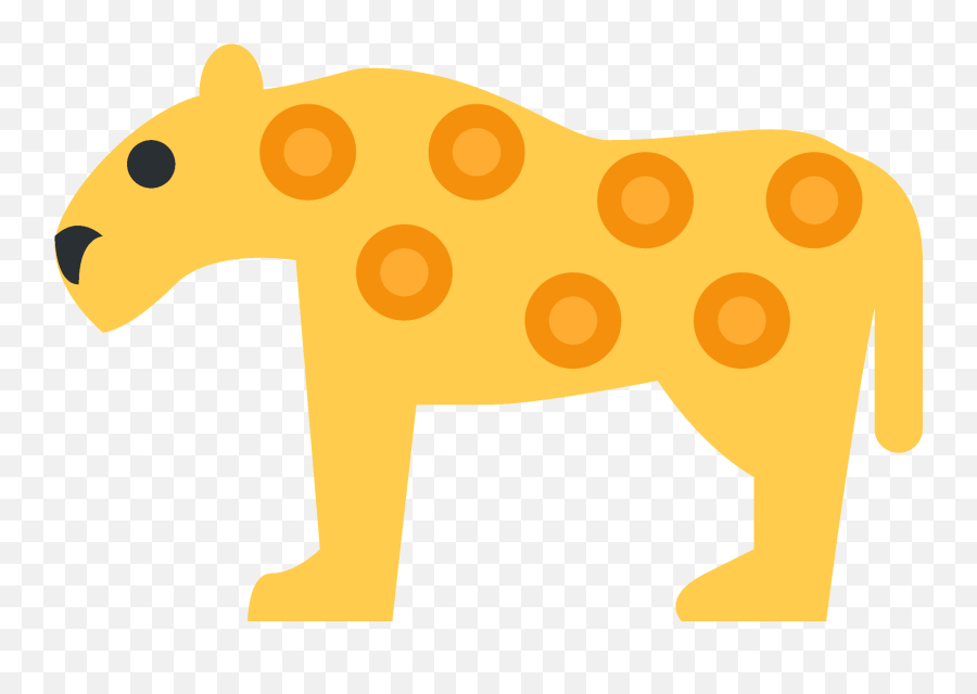 Leopard Emoji Clipart - Discord Leopard Emoji,Zebra Emoji
