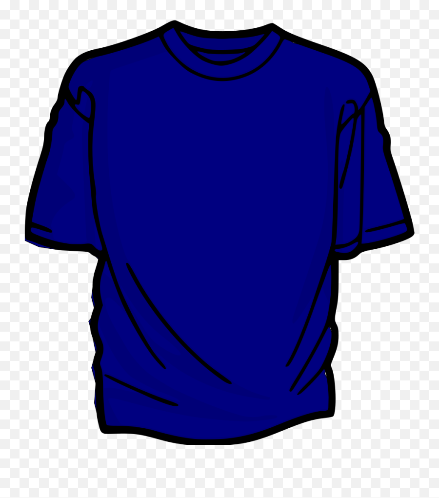 Blue T - Shirt Png Svg Clip Art For Web Download Clip Art Short Sleeve Emoji,Emoji T Shirt Design