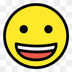 Rosto Contente Com Olhos Sorridentes Emoji - Face Contente,Emoticons Mostrando Dedo Do Meio