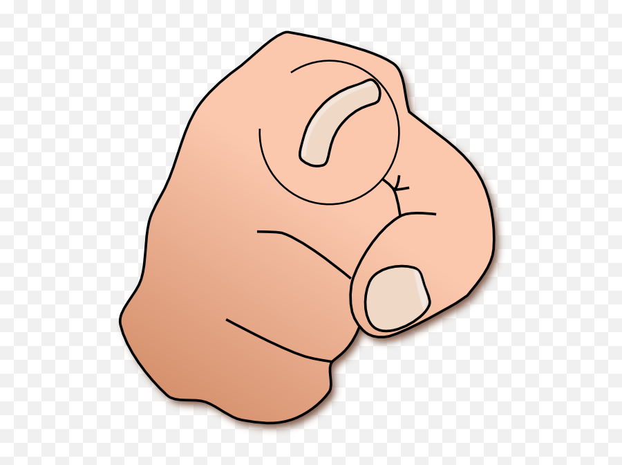 Fingers Clipart Brown Hand - Hand Pointing At You Emoji,Pointing Emoji