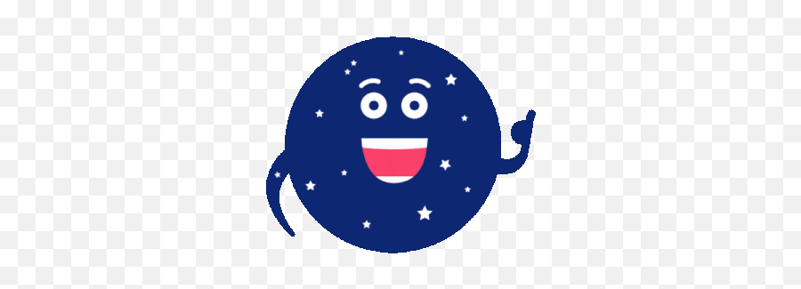 Night Sky Gives Thumbs Up Gif - Universe Blue Thumbsup Europe Class Emoji,Happy Thumbs Up Emoticon