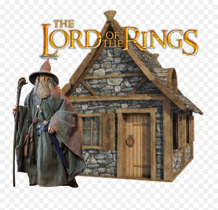 Hut House Gandalf Sticker - Old House Png Emoji,Gandalf Emoji