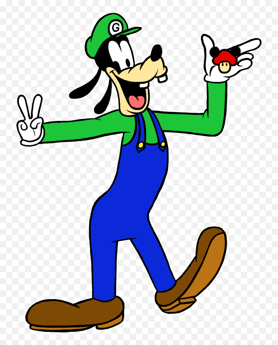Awkward Meet Greet With Goofy In Epcot - Mickey Mario And Goofy Luigi Emoji,Epcot Emoji