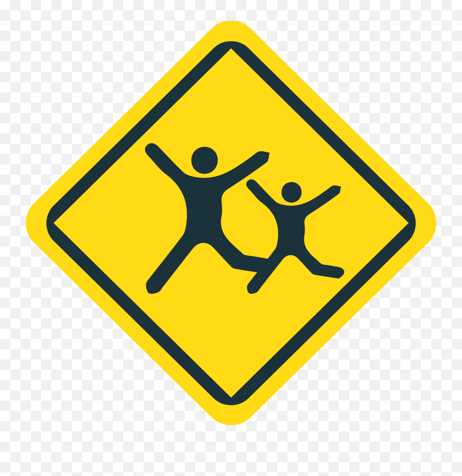 Children Crossing Emoji Clipart Free Download Transparent - For Running,Children Emoji