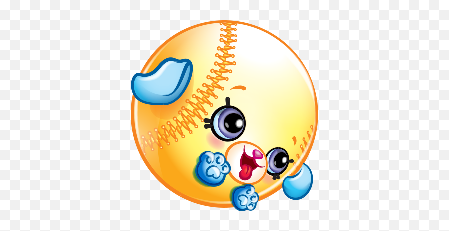 Pin - Shopkins Bessy Baseball Emoji,Poppy Emoji Copy And Paste