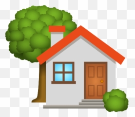 Icône House With Garden - Casa Icona Emoji,Apartment Emoji