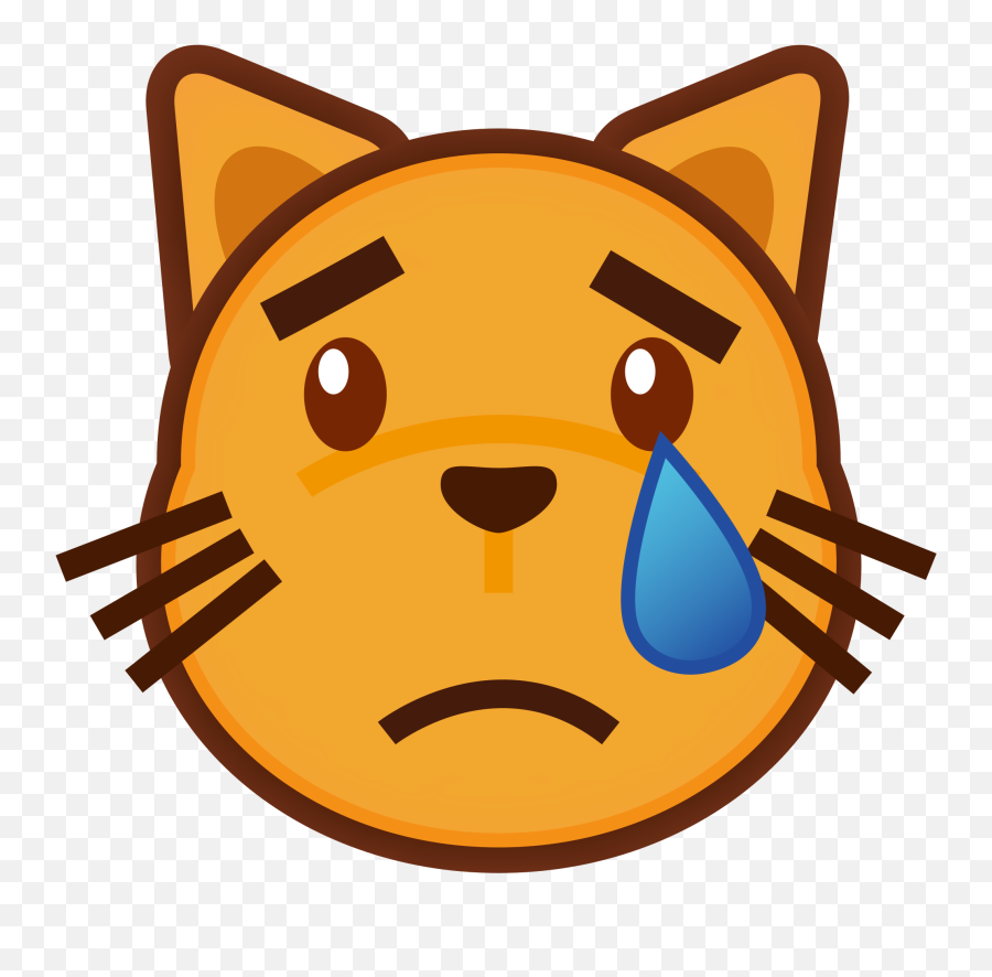 Phantom Open Emoji 1f63f - Animated Face Of A Cat,Cat Emojis Wikimedia Commons