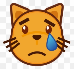 Phantom Open Emoji 1f63f - Animated Face Of A Cat,Cat Emojis Wikimedia Commons