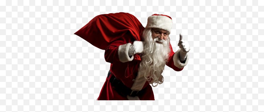 Render De Papai Noel - Santa With Bag Of Toys Png Emoji,Emoticon Giude