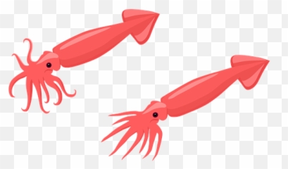Free Squid Octopus Illustrations - Squid Color Emoji,Cuttlefish Emotions
