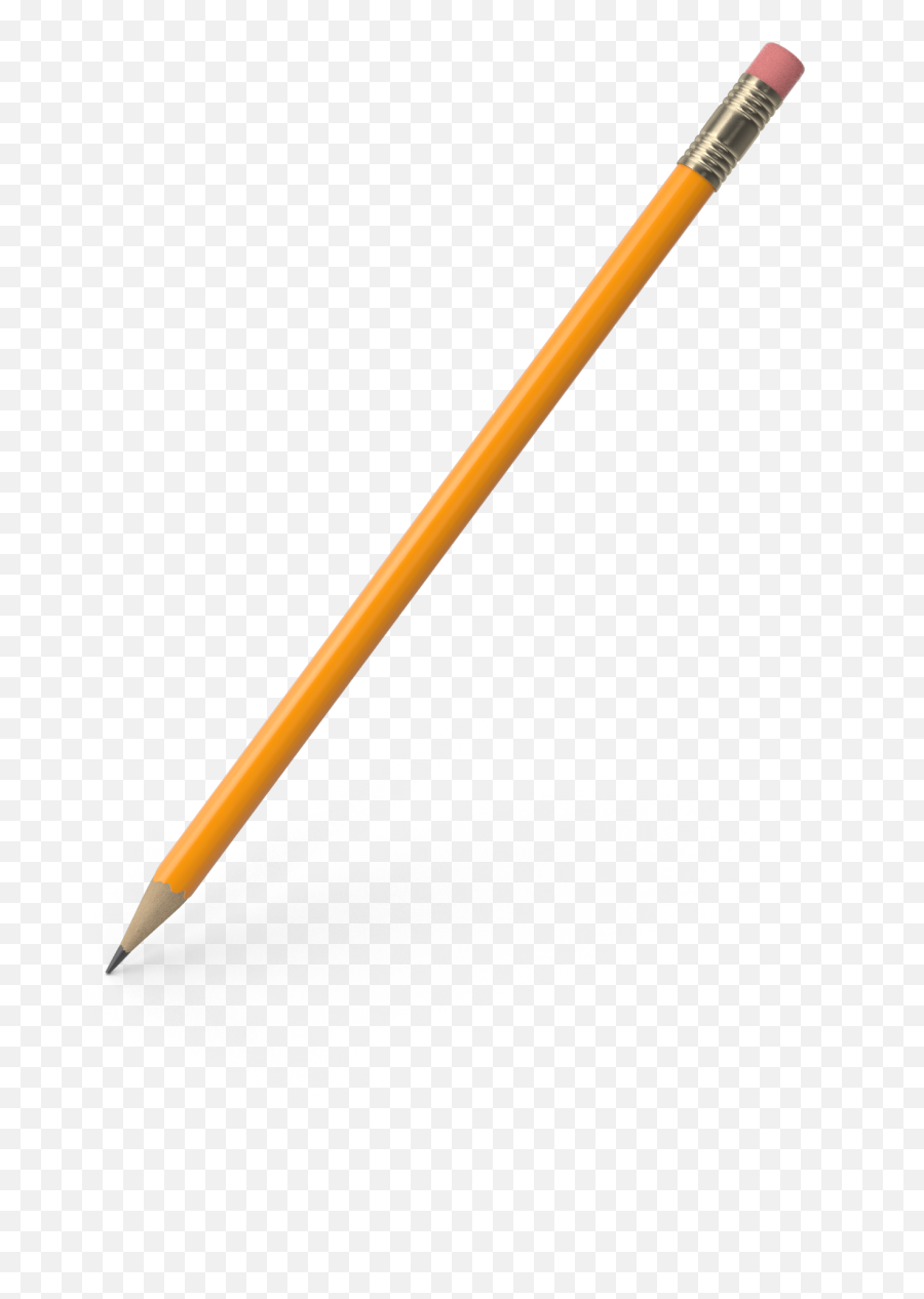 Pencil Material Yellow - Pencil With Eraser Png Download Marking Tool Emoji,Pencil Emoji Png