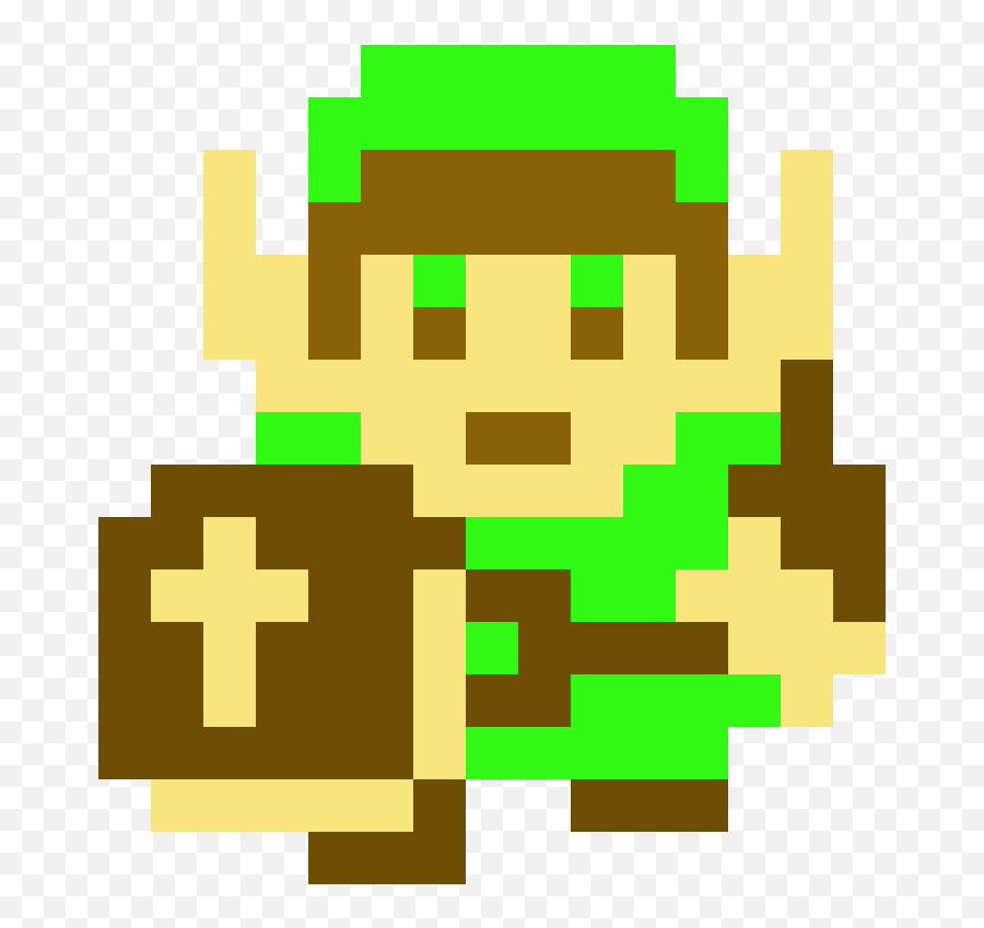 Pixilart - Zelda 8 Bit Link Emoji,Legend Of Zelda Emoticons Facebook