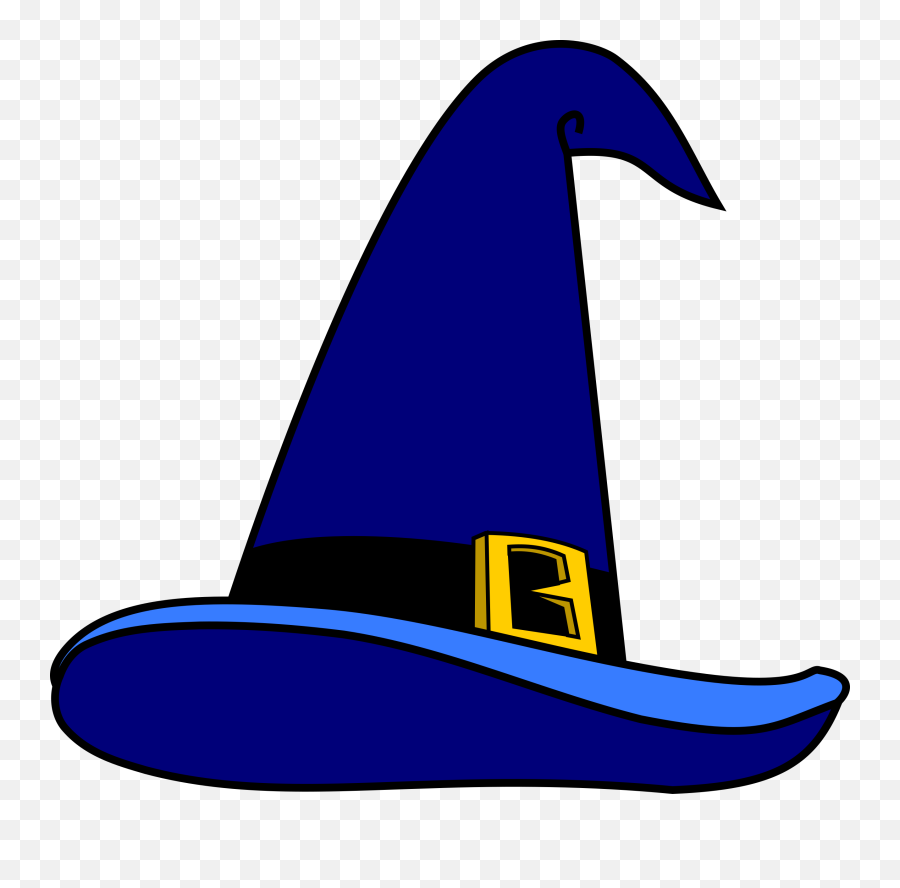 Blue Wizards Hat Clipart - Wizard Hat Transparent Emoji,Wizard Emoji
