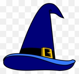 Blue Wizards Hat Clipart - Wizard Hat Transparent Emoji,Wizard Emoji