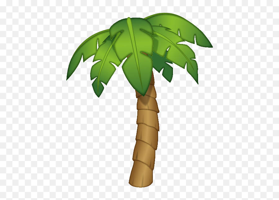 Palm Tree Emoji Transparent - Fresh,Emoticon Palmera Whatsapp