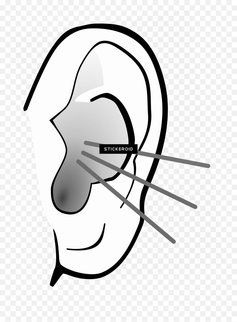 Listening Ear - Escuchar Dibujo Emoji,Cat Ear Emotions