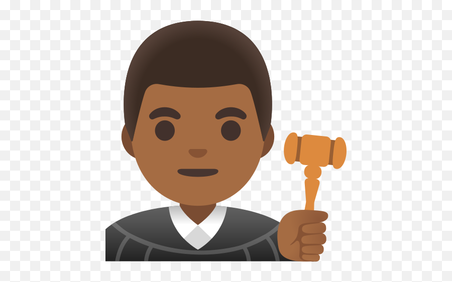 Man Judge Medium - Dark Skin Tone Emoji Download For Free Human Skin Color,Men Emojis Vs Women Emojis
