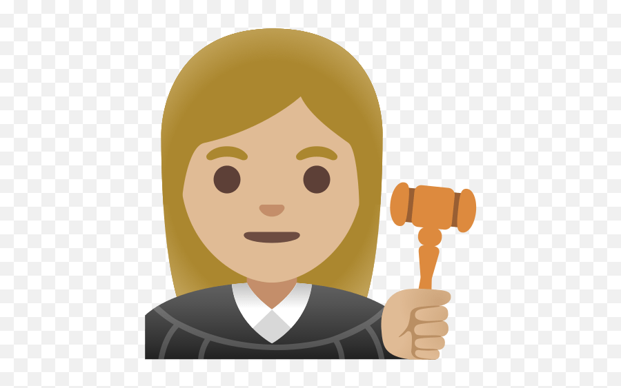 Woman Judge Medium - Light Skin Tone Emoji Download For Emoji,Dark And Light Skin Emojis