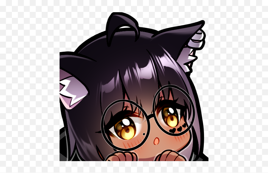 Custom Kemomimi Vtuber Emote Twitch Discord U2013 Artofit - Fictional Character Emoji,Custom Emojis For Twitch