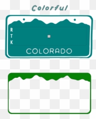 Download Free Png Colorado License - Colorado License Plate Clip Art Emoji,Emoji License Plate