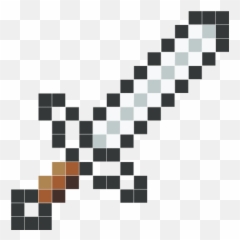 Pixel Art Perler Bead Art - Minicraft Fotos Black And White Emoji,Epee Emoji