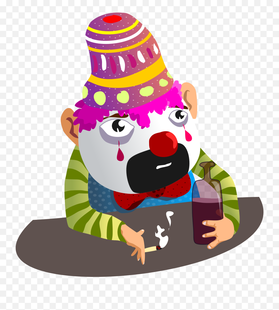 Binky Png - This Is An Image Of A Sad Clown Palhaco Payaso Triste Png Emoji,El Chavo Emoji