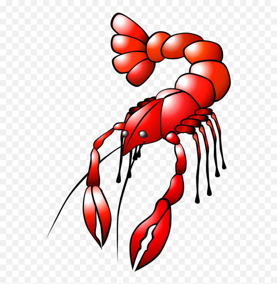Free Cartoon Pictures Of Lobsters - Crawfish Silhouette Emoji,Dancing Lobster Emoticon