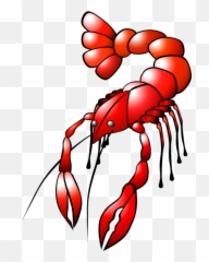 Free Cartoon Pictures Of Lobsters - Crawfish Silhouette Emoji,Dancing Lobster Emoticon