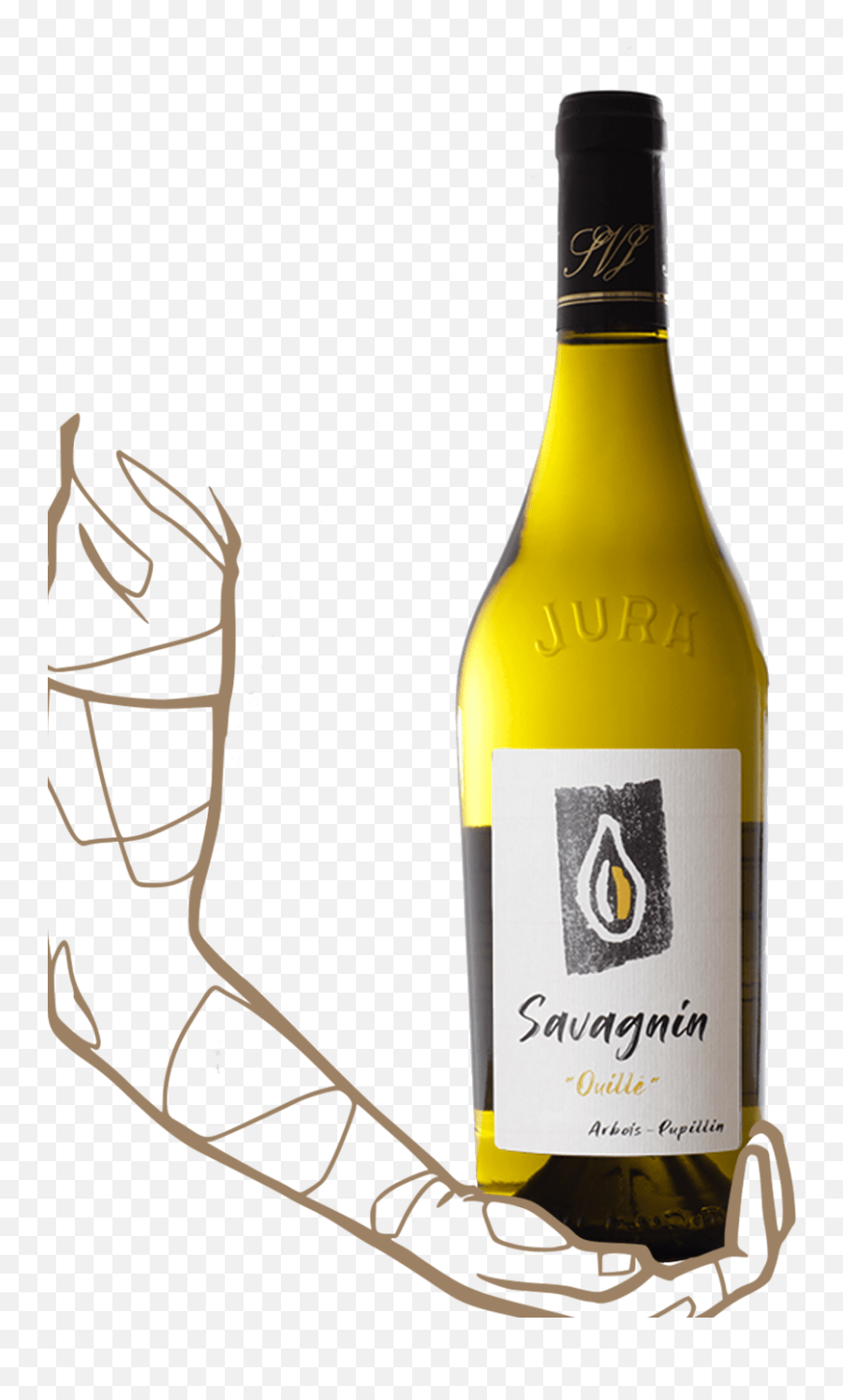 Savagnin Ouillé - Glass Bottle Emoji,Emotion Wild Blanco