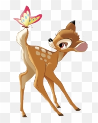 Bambi Deer Disney Animal Sticker - Gute Nacht Geschichten Buch Emoji,Bambi Emoji