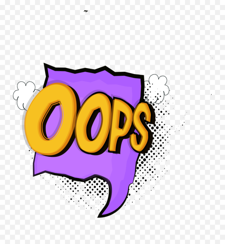 Oops Oops Oopssticker Speechbubble Speech Speechbubble Emoji,Oops Text Emoticon