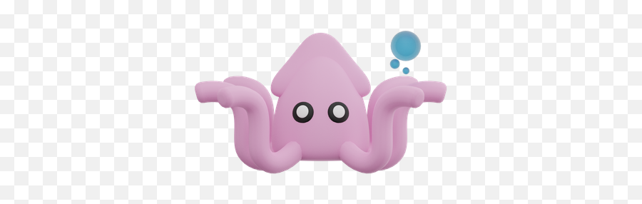Premium Squid 3d Illustration Download In Png Obj Or Emoji,Squit Emoji