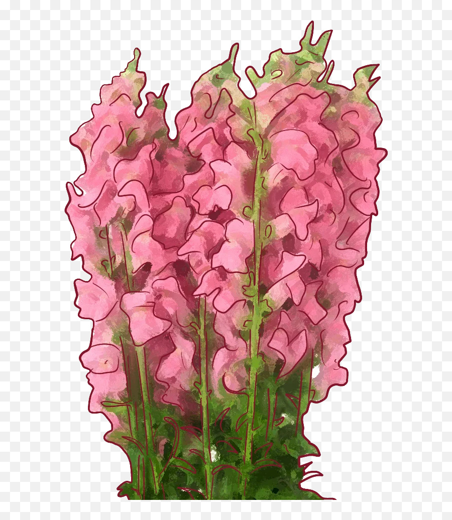 45 Types Of Pink Flowers Custom Graphics Emoji,Aesthetic Pink Flower Emoji