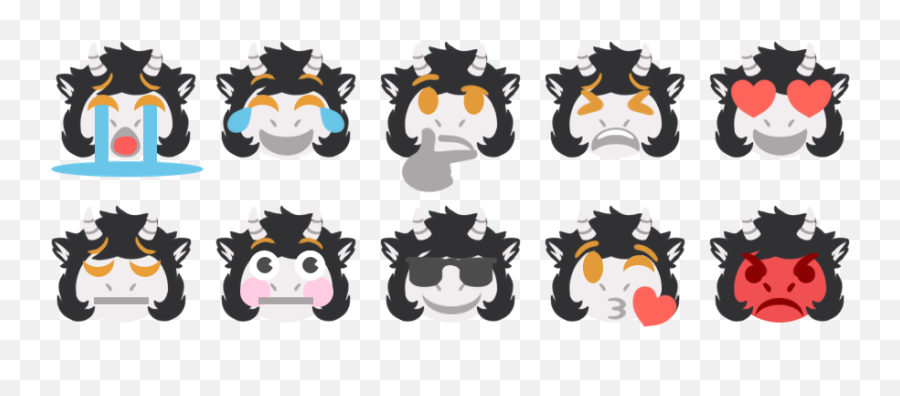 Emojis Commission U2014 Weasyl - Fictional Character Emoji,Furry Emoji