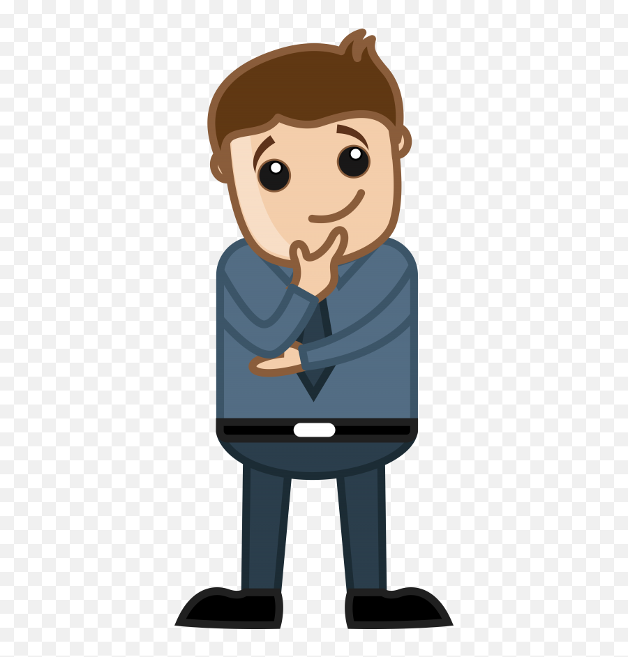 Download Thinking Free Png Transparent - People Think Cartoon Png Emoji,Thinking Emoji Transparent Background