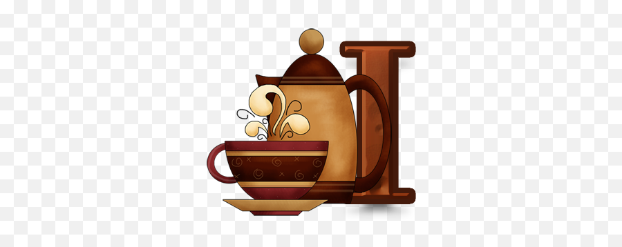 Buchstabe - Letter I Cup Of Joe Kaffee Decorative Jars Coffee Poster Emoji,Joe Emoji Meme